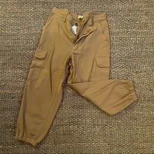 Madewell high rise cargo fatigue pants